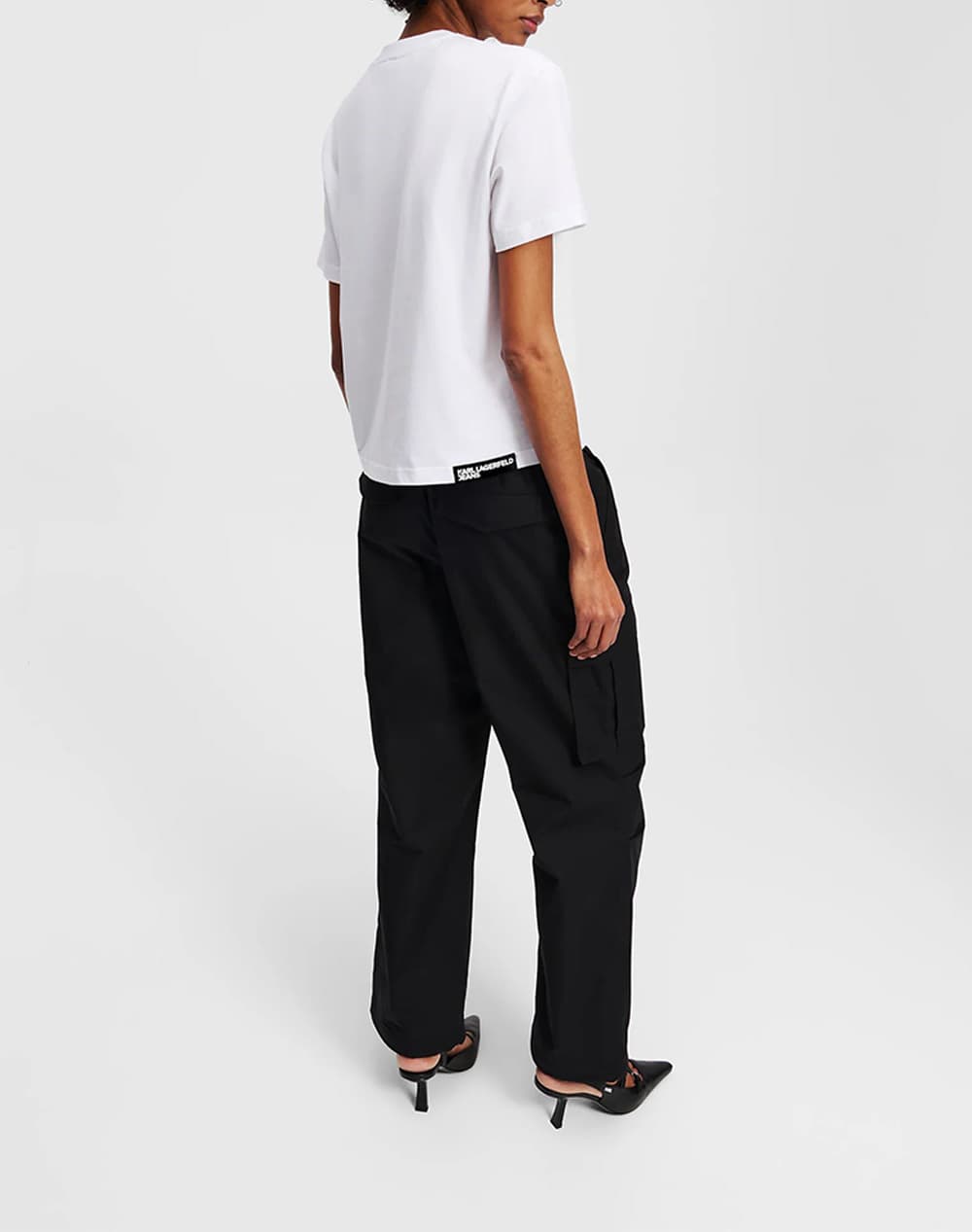 Women's T-Shirts Karl Lagerfeld Jeans White