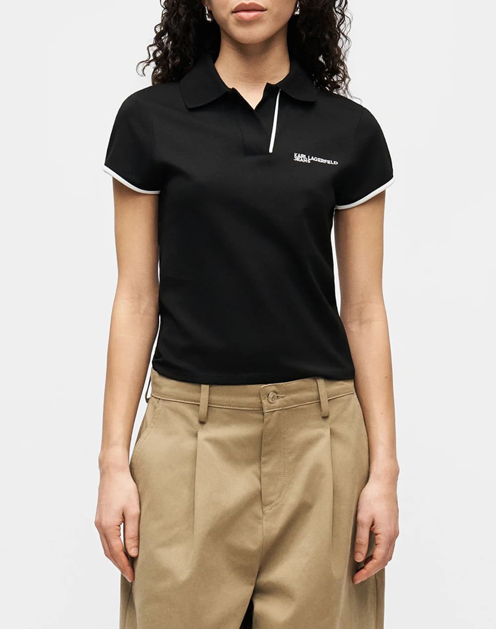 KARL LAGERFELD JEANS KLJ SLIM POLO B2W17066-100 White