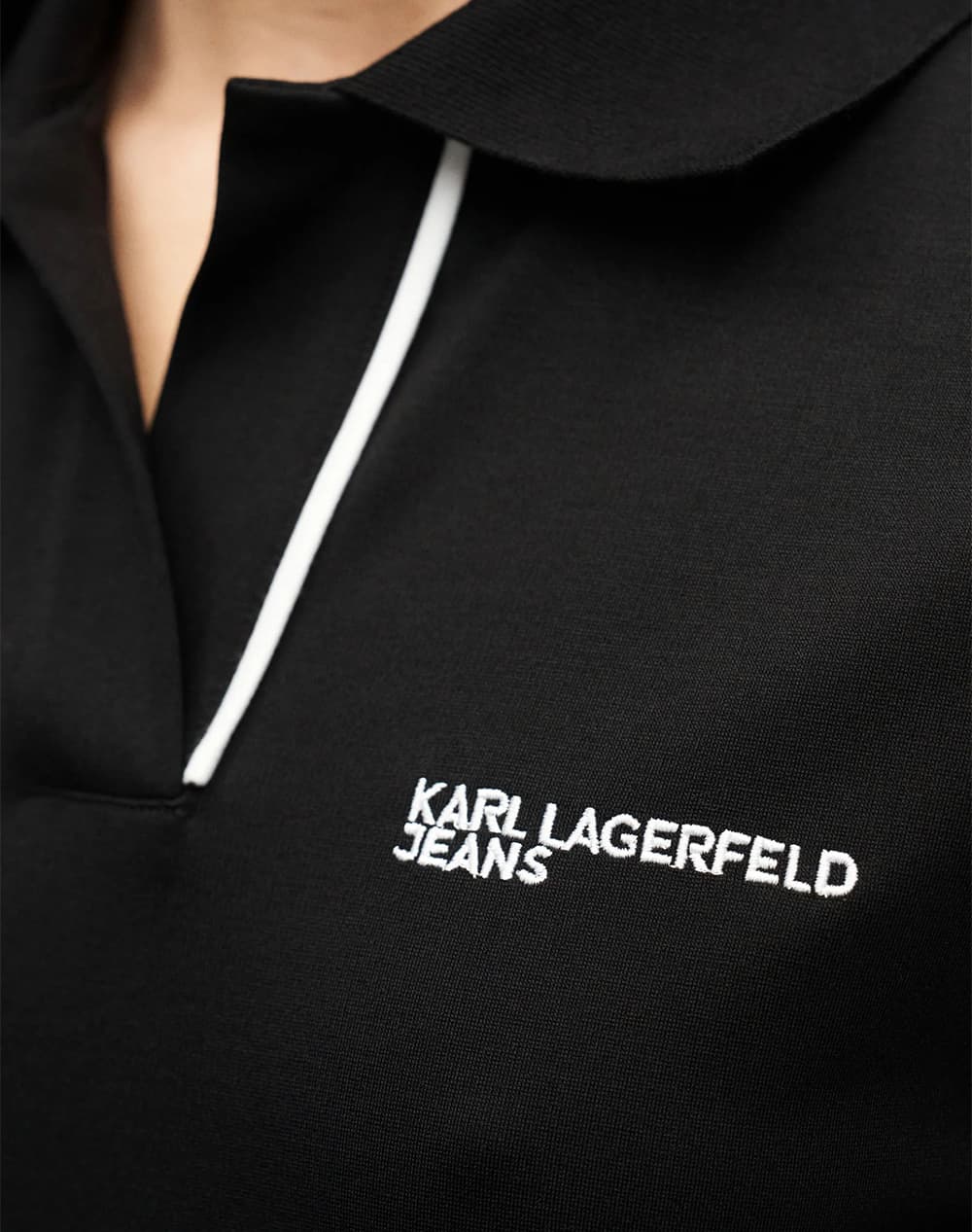 Γυναικείο Slim Polo Μαύρο Karl Lagerfeld Jeans B2W17066-999 BLACK