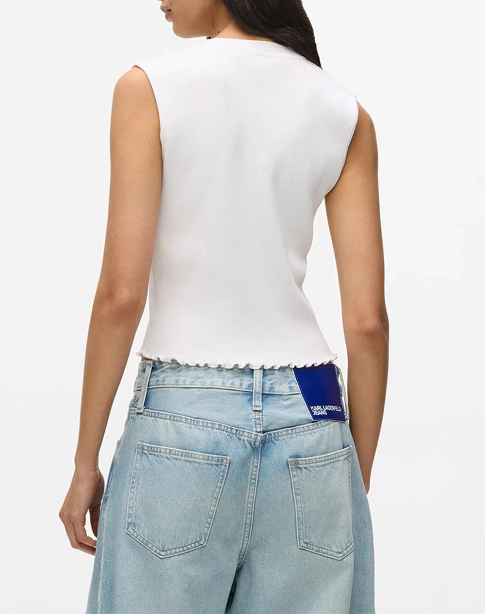 Women's Tops Karl Lagerfeld Jeans White