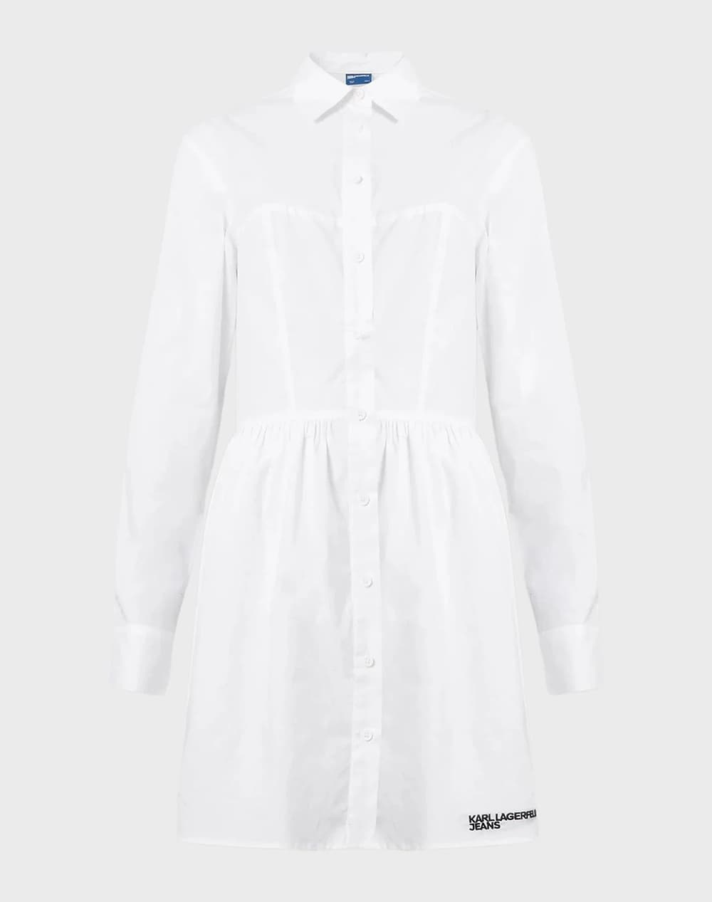 Women's Dresses Karl Lagerfeld Jeans White