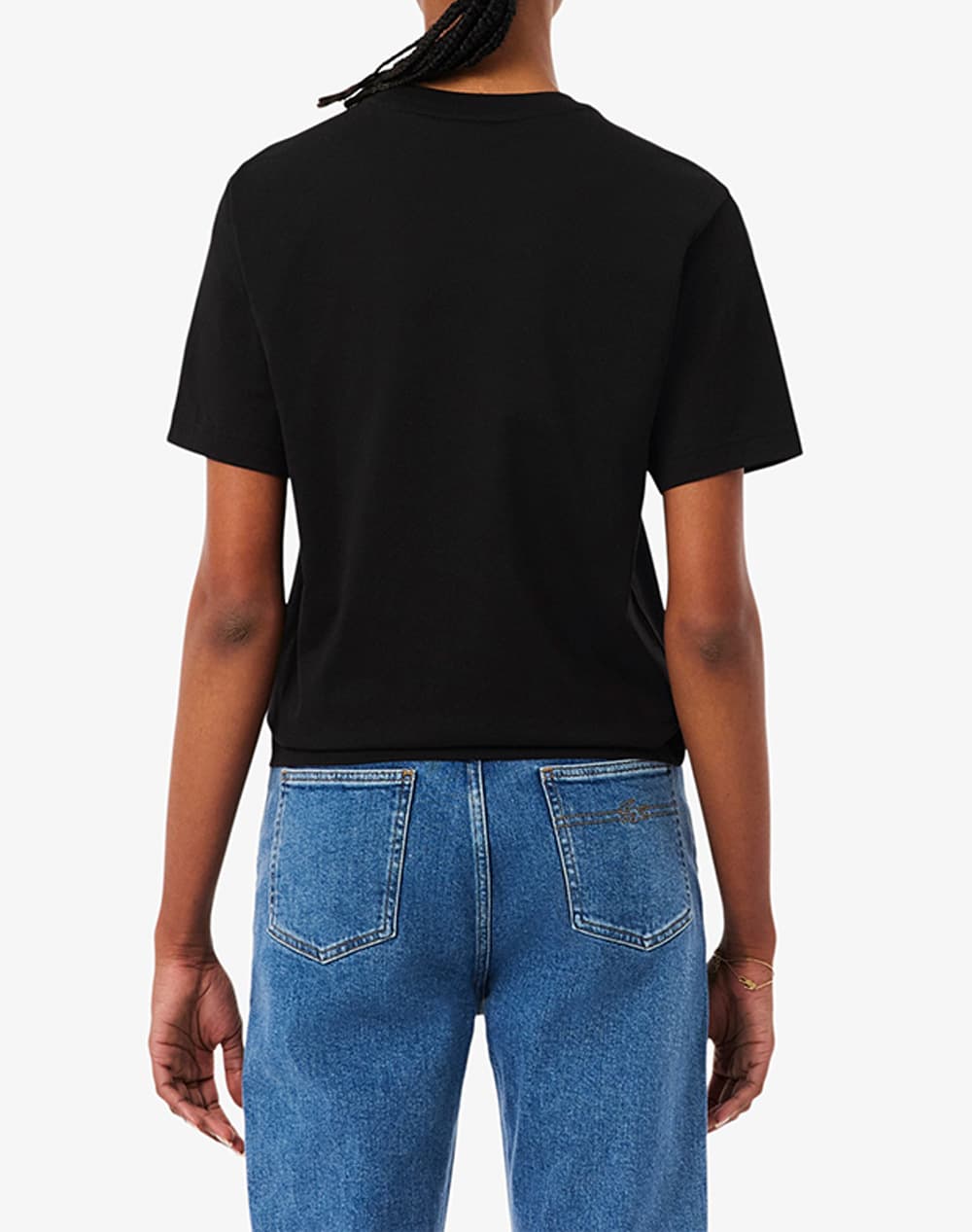 Women's T-Shirts Lacoste Black