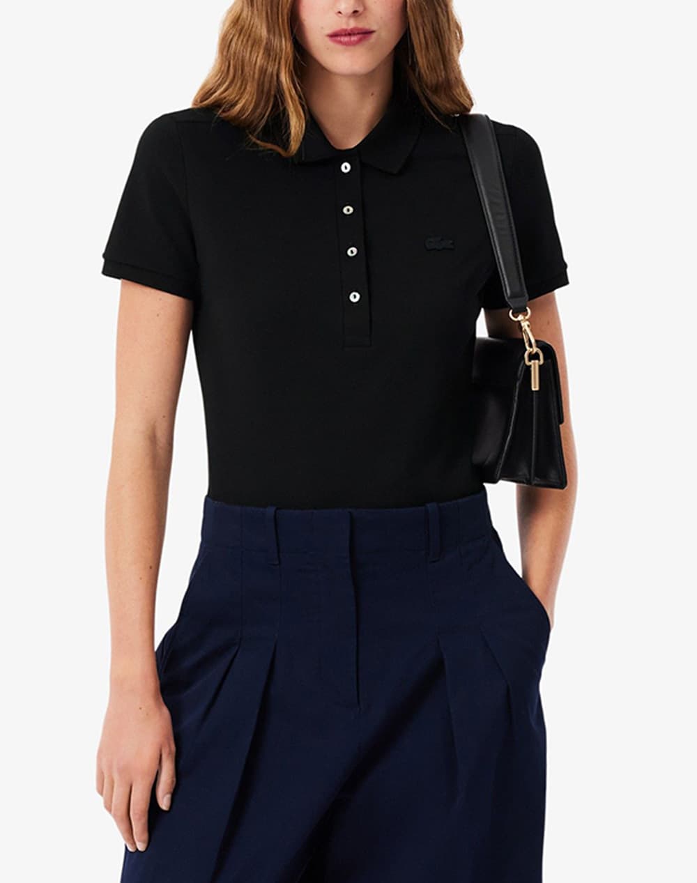 Women's Polo Shirts Lacoste Black