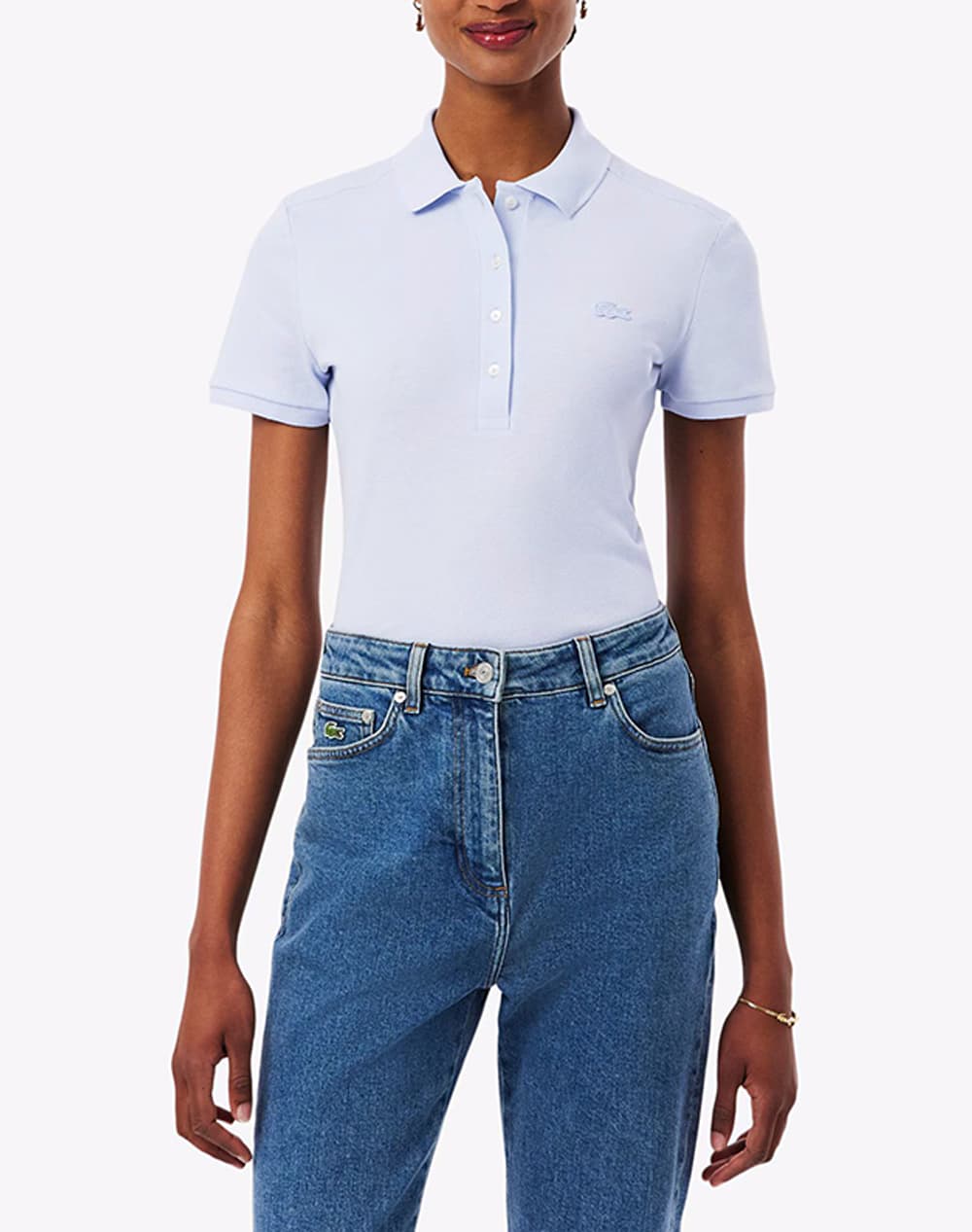 LACOSTE ΜΠΛΟΥΖΑ ΚΜ POLO SS 3PF5462-J2G LightBlue