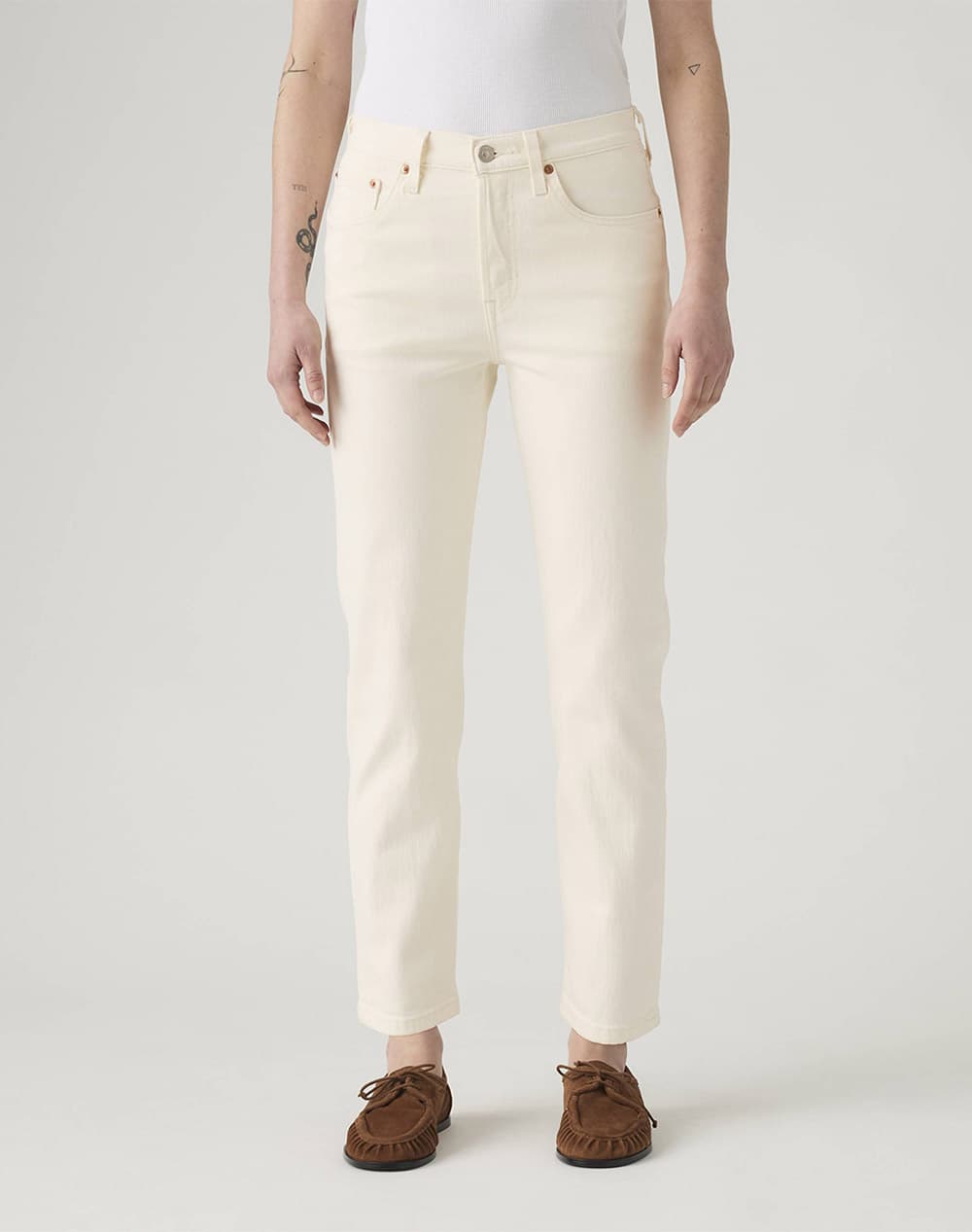 Women's Jeans Levi's Ecru