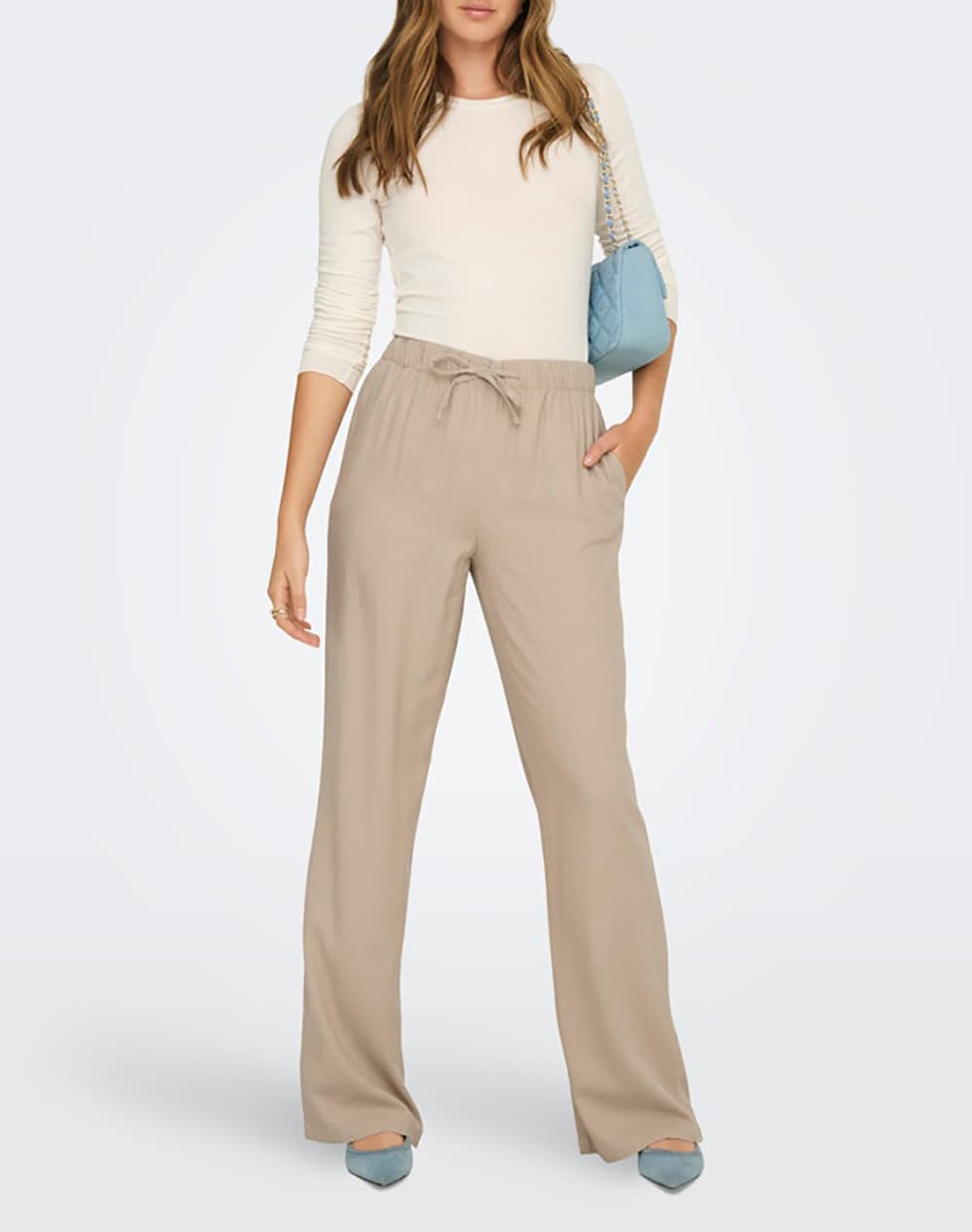 Women's Pants Only Beige