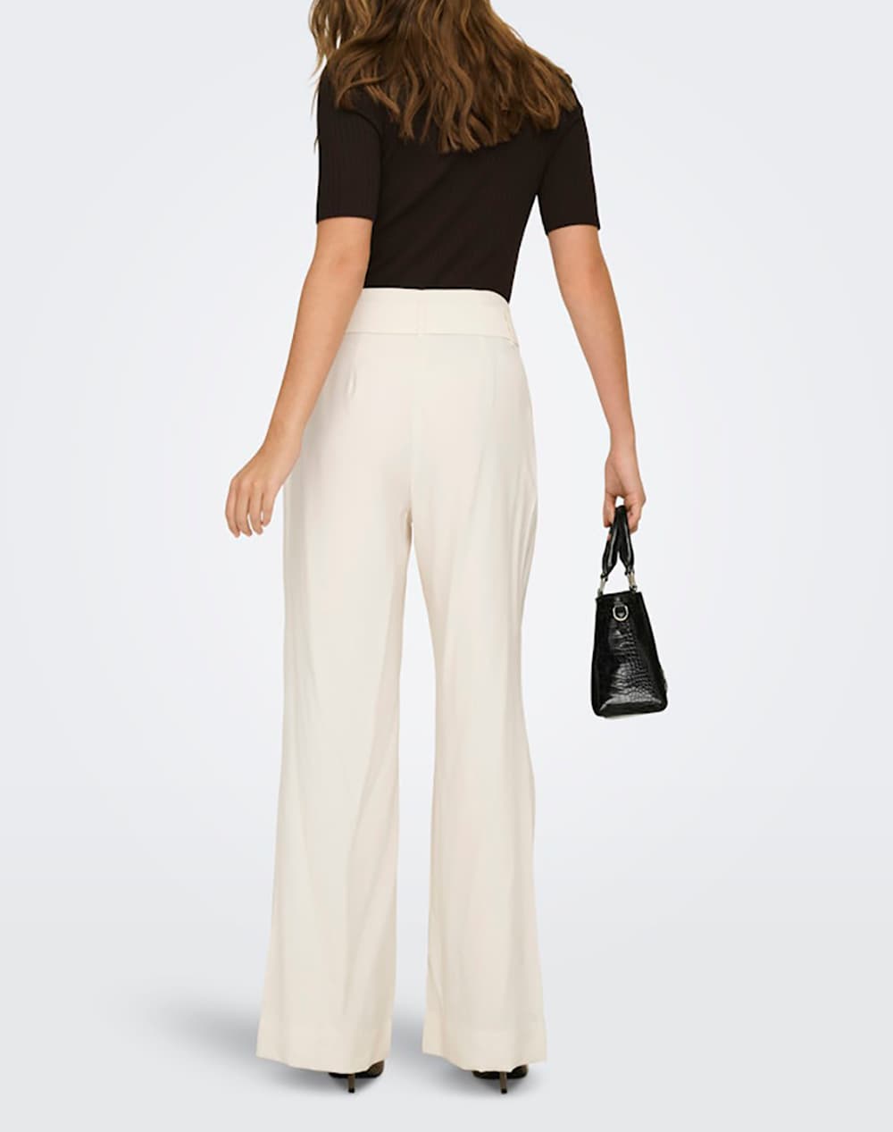 Women's Wide Leg Pants Only Ecru