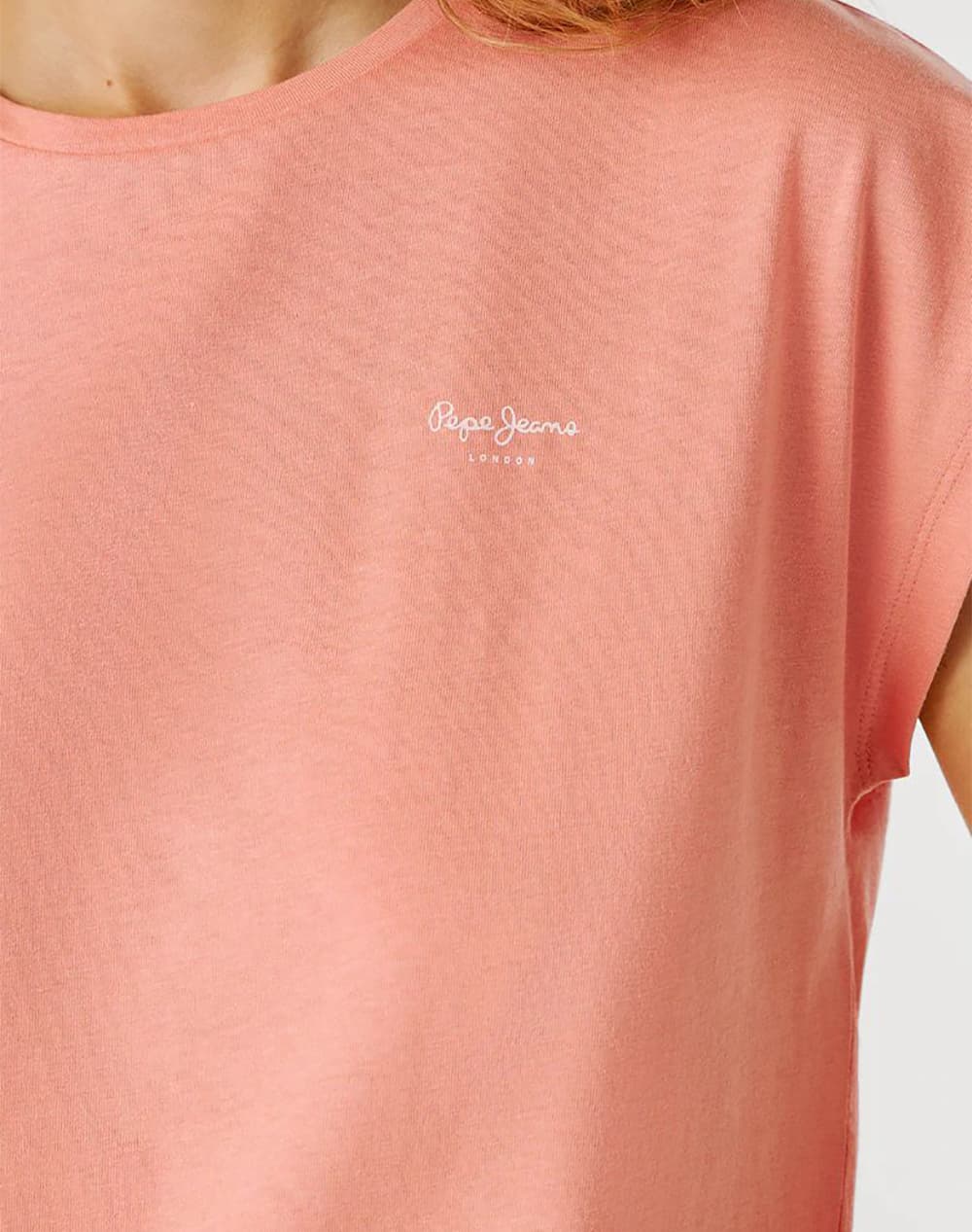Women's T-Shirts Pepe Jeans Coral