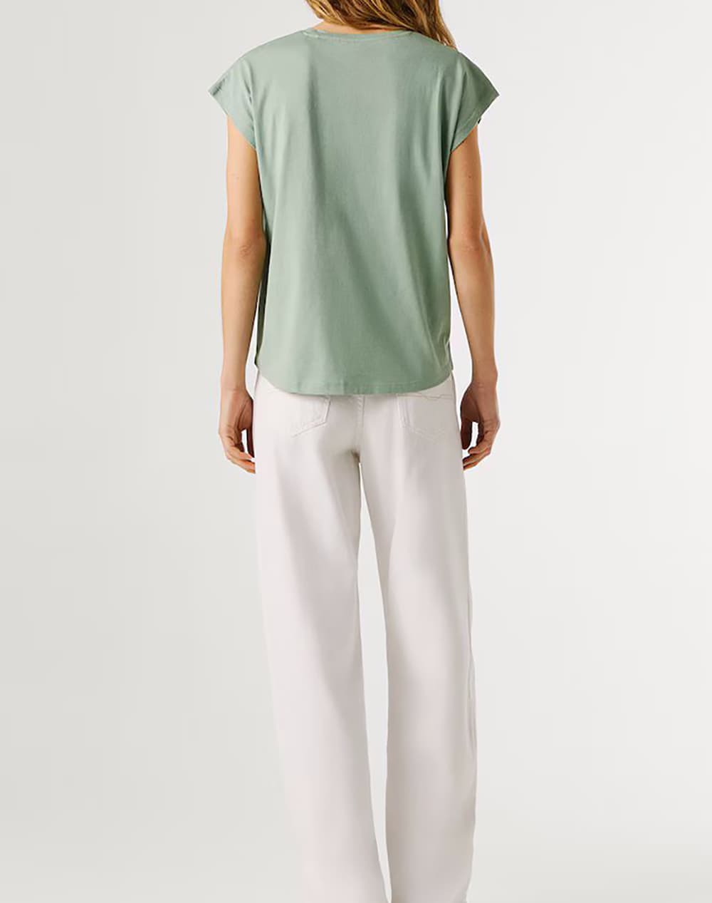 Women's T-Shirts Pepe Jeans Green