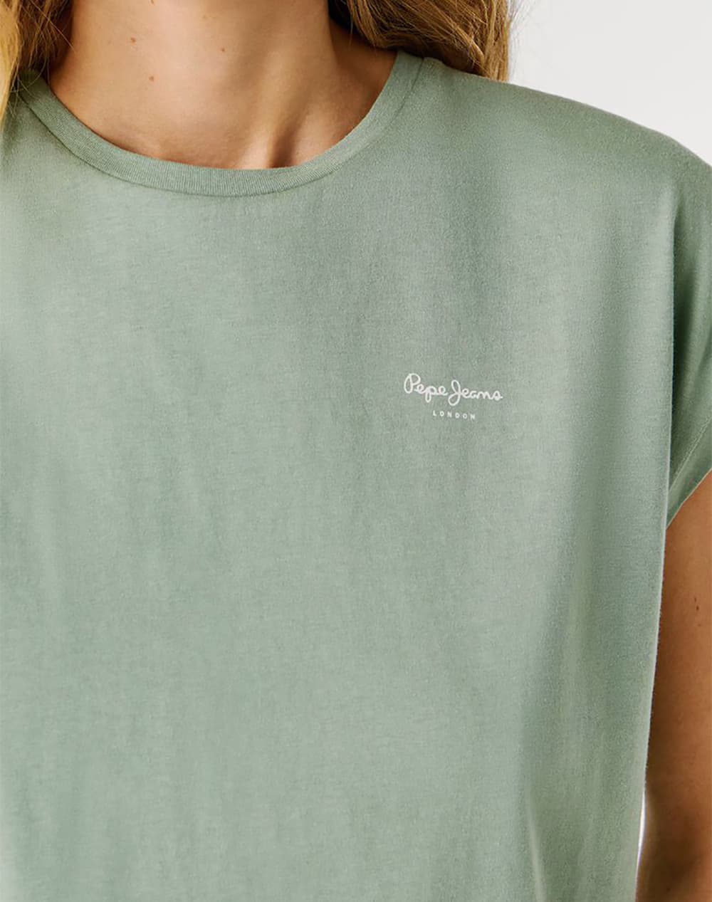 Women's T-Shirts Pepe Jeans Green