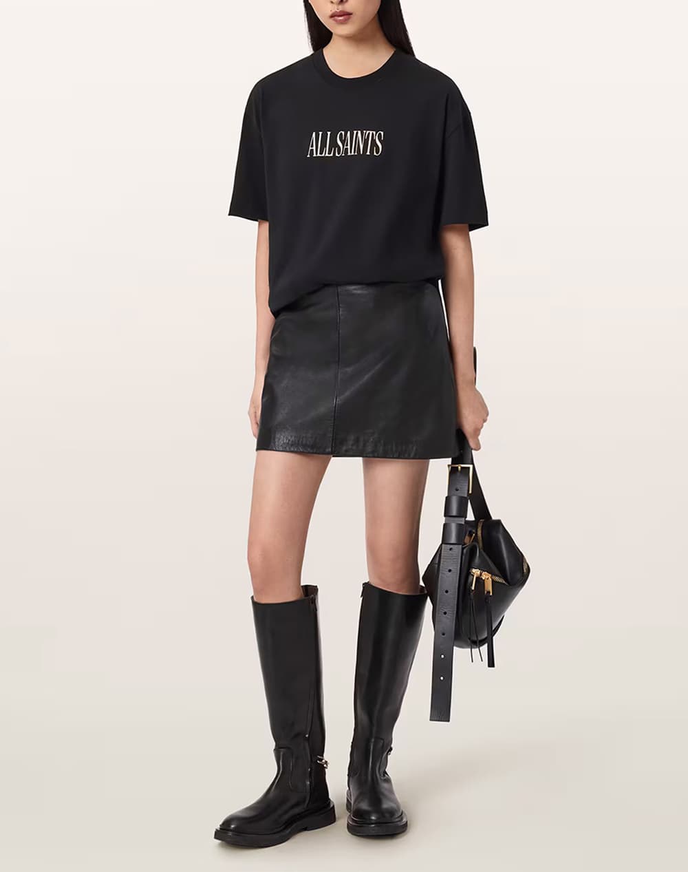 Women's T-Shirts All Saints Black