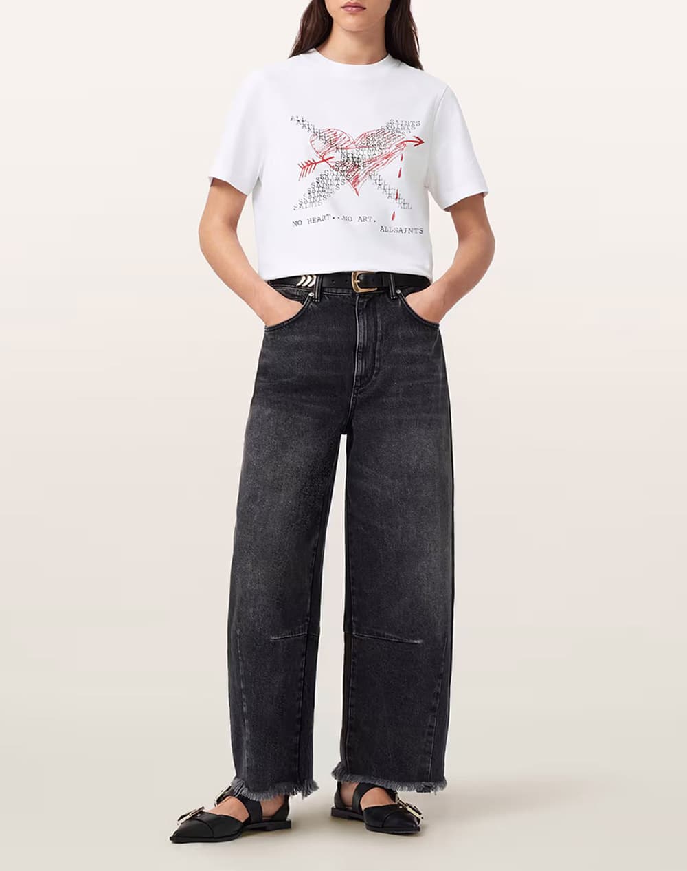 Women's T-Shirts All Saints White