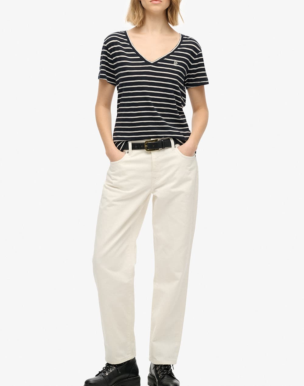 Women's T-Shirts Superdry Blue