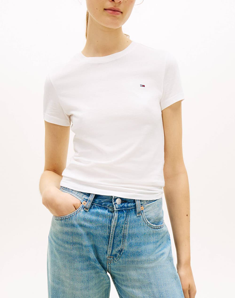 Women's T-Shirts Tommy Jeans Blue