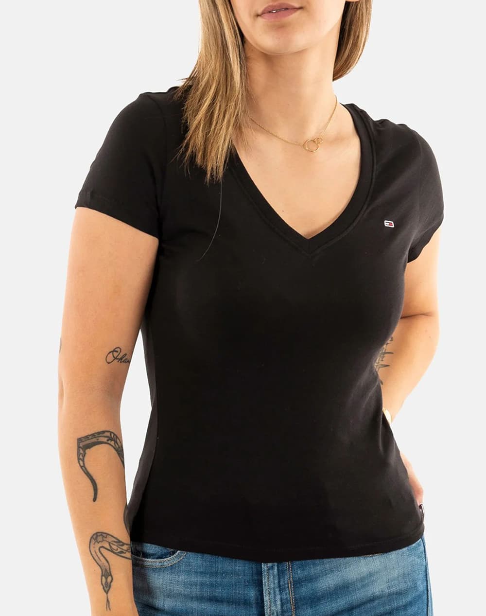 Women's T-Shirts Tommy Jeans Black