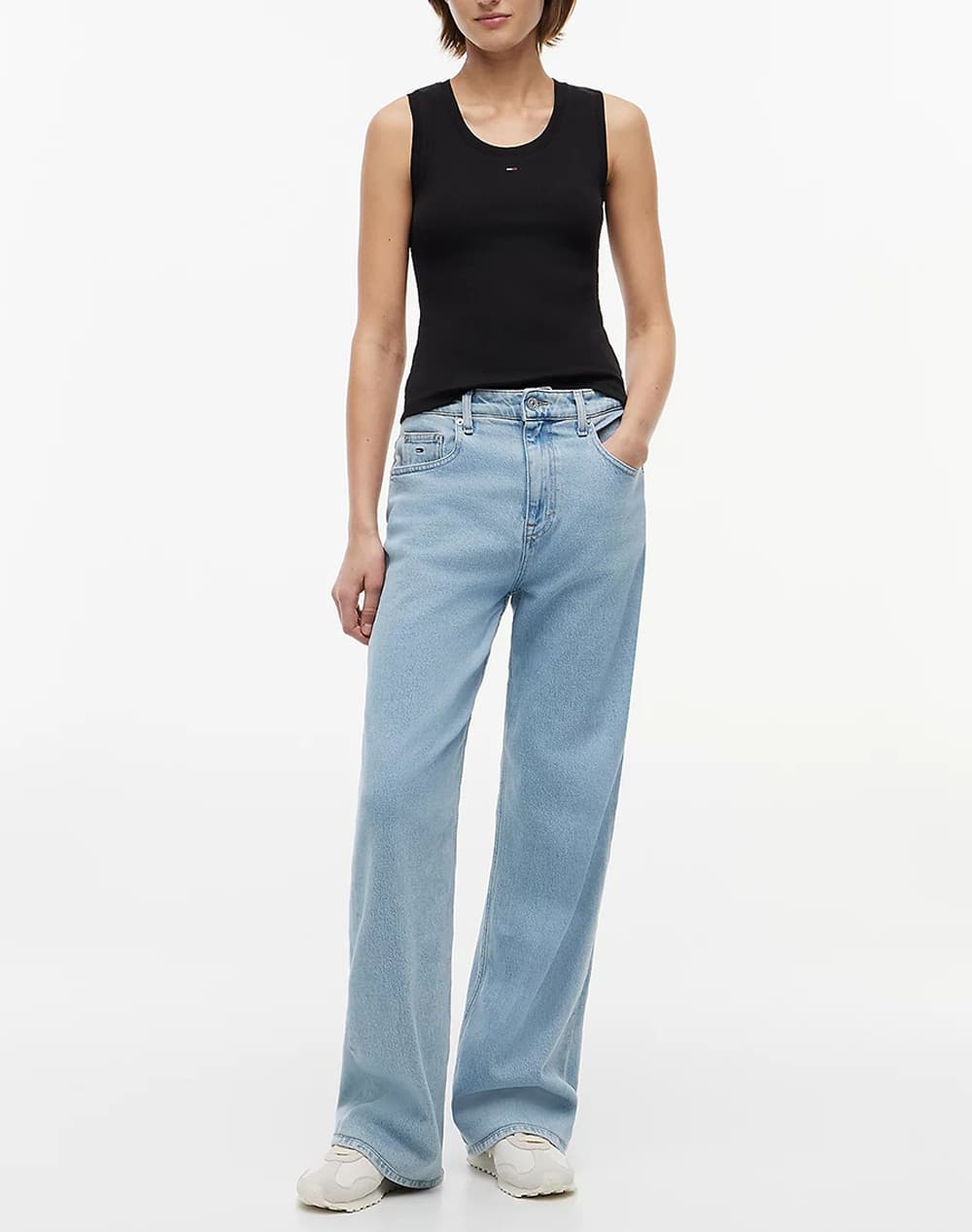 Women's Sleeveless Tops Tommy Jeans Black