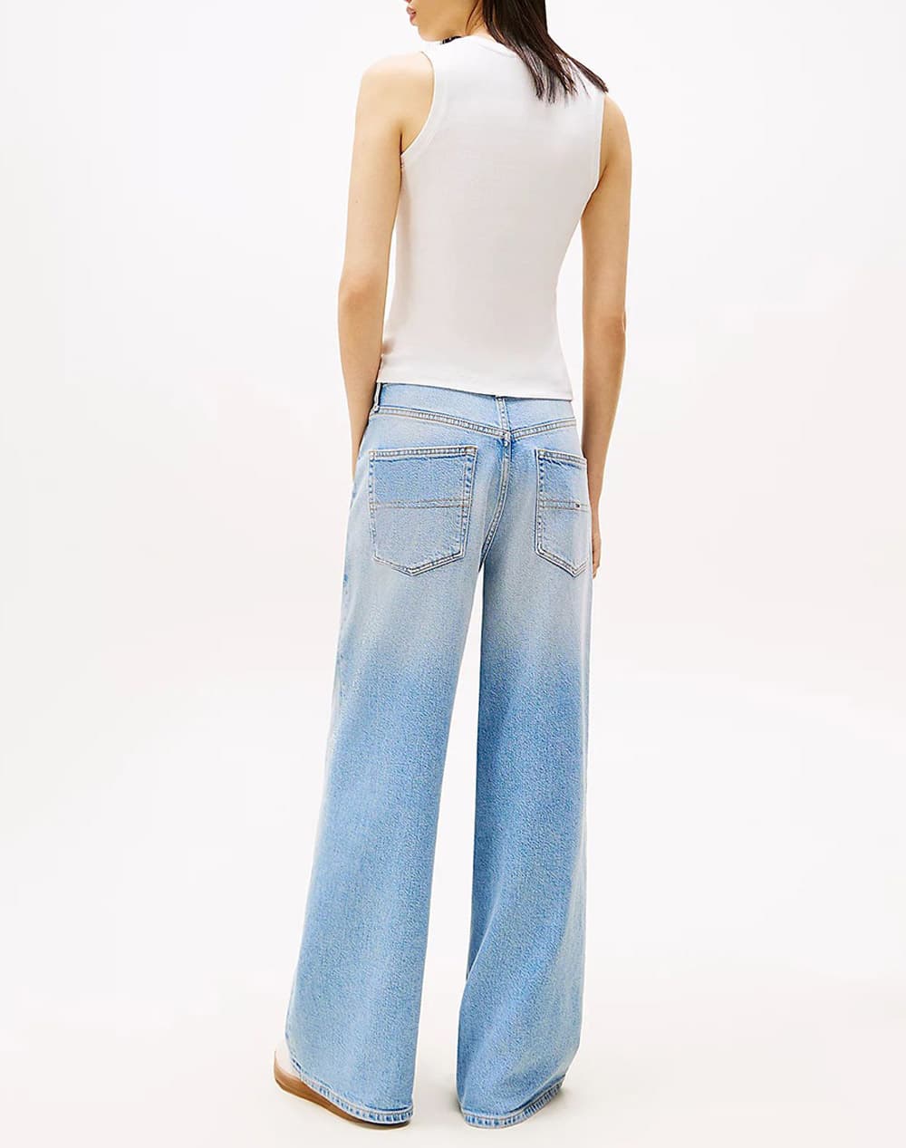 Women's Sleeveless Tops Tommy Jeans Ecru