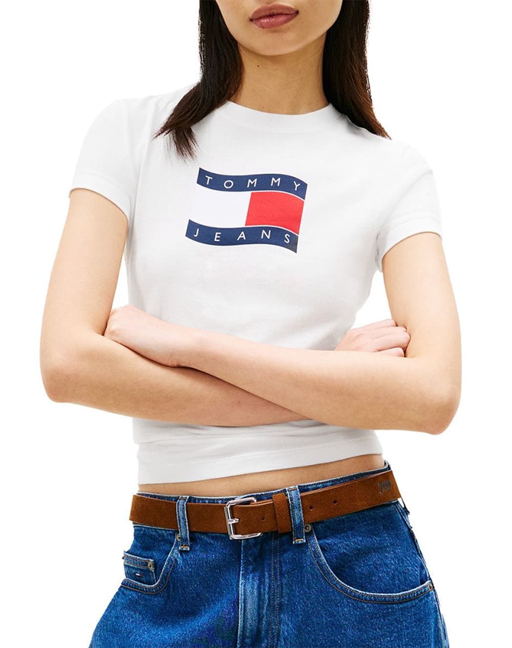 Women's T-Shirts Tommy Jeans Ecru