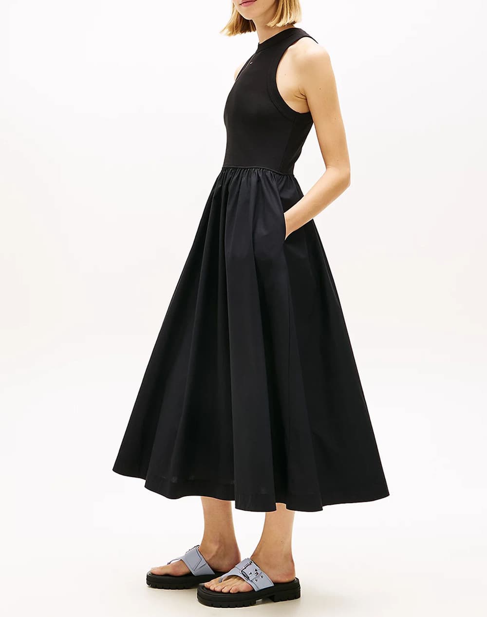 Women's Midi Dresses Tommy Hilfiger Black