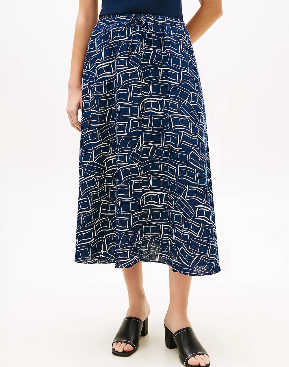 Women's Midi Skirts Tommy Hilfiger Blue