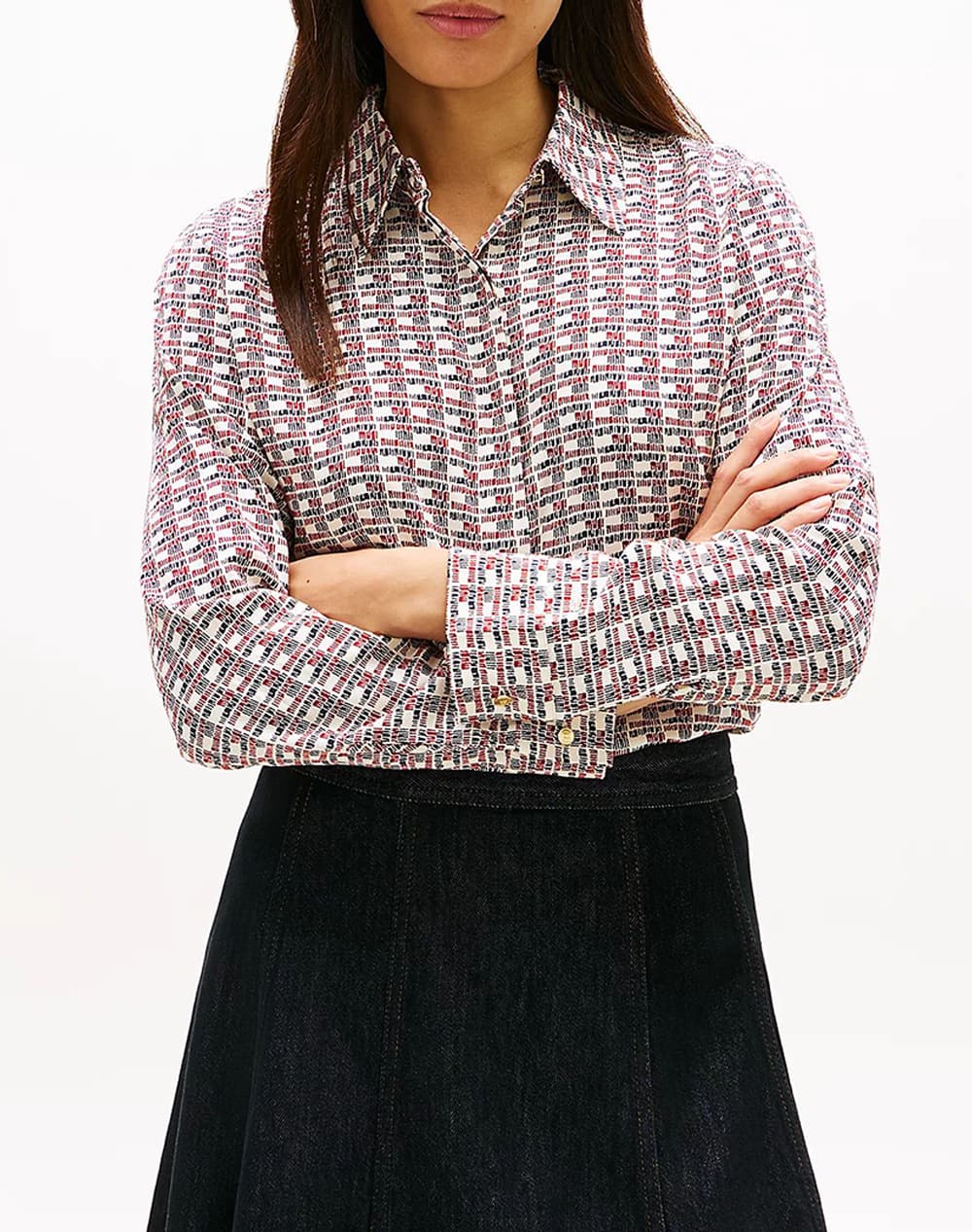 Twill Longsleeve Regular Fit Shirt Women Tommy Hilfiger