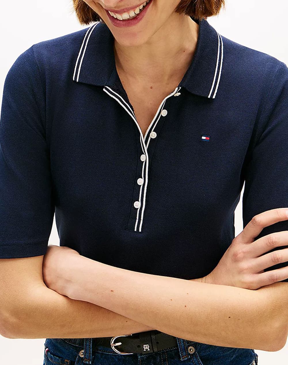 Women's Polo Shirts Tommy Hilfiger Blue