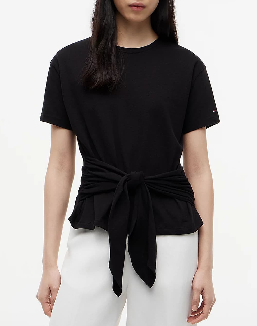 Women's T-Shirts Tommy Hilfiger Ecru