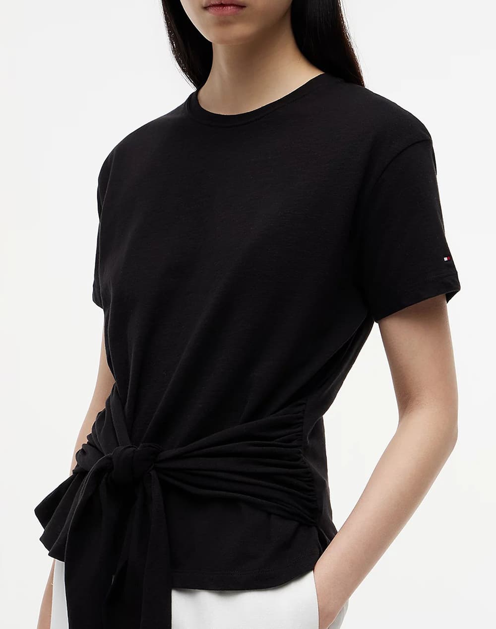 Women's T-Shirts Tommy Hilfiger Black