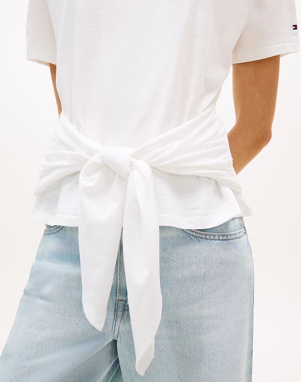 Women's T-Shirts Tommy Hilfiger Ecru