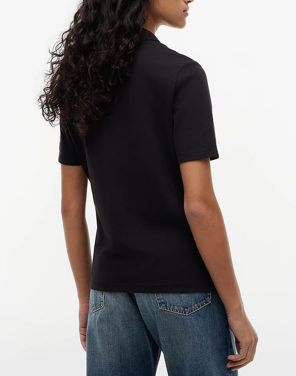 Women's Polo Shirts Tommy Hilfiger Black