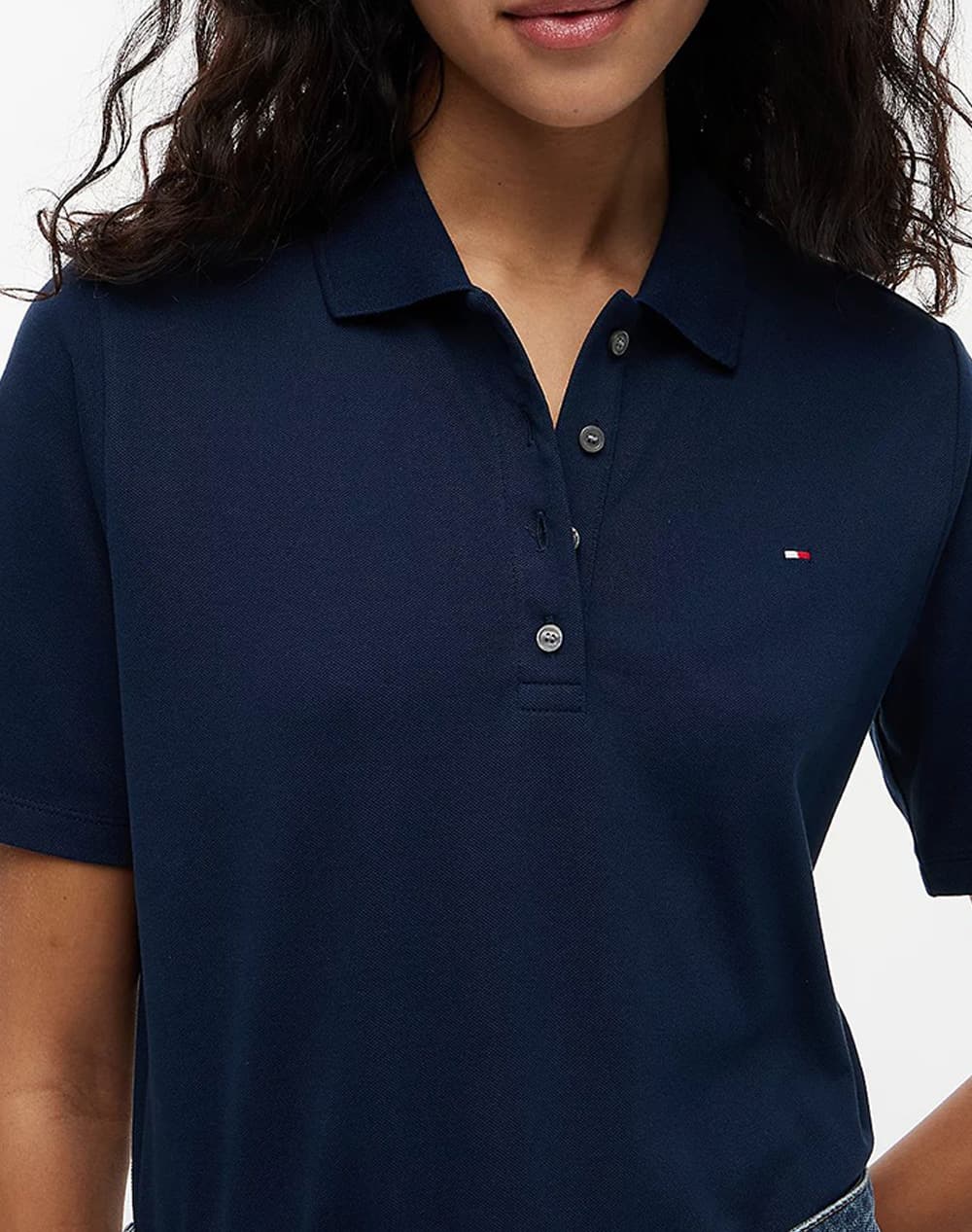 Pique 1985 Regular Fit Polo T-Shirt Women Tommy Hilfiger
