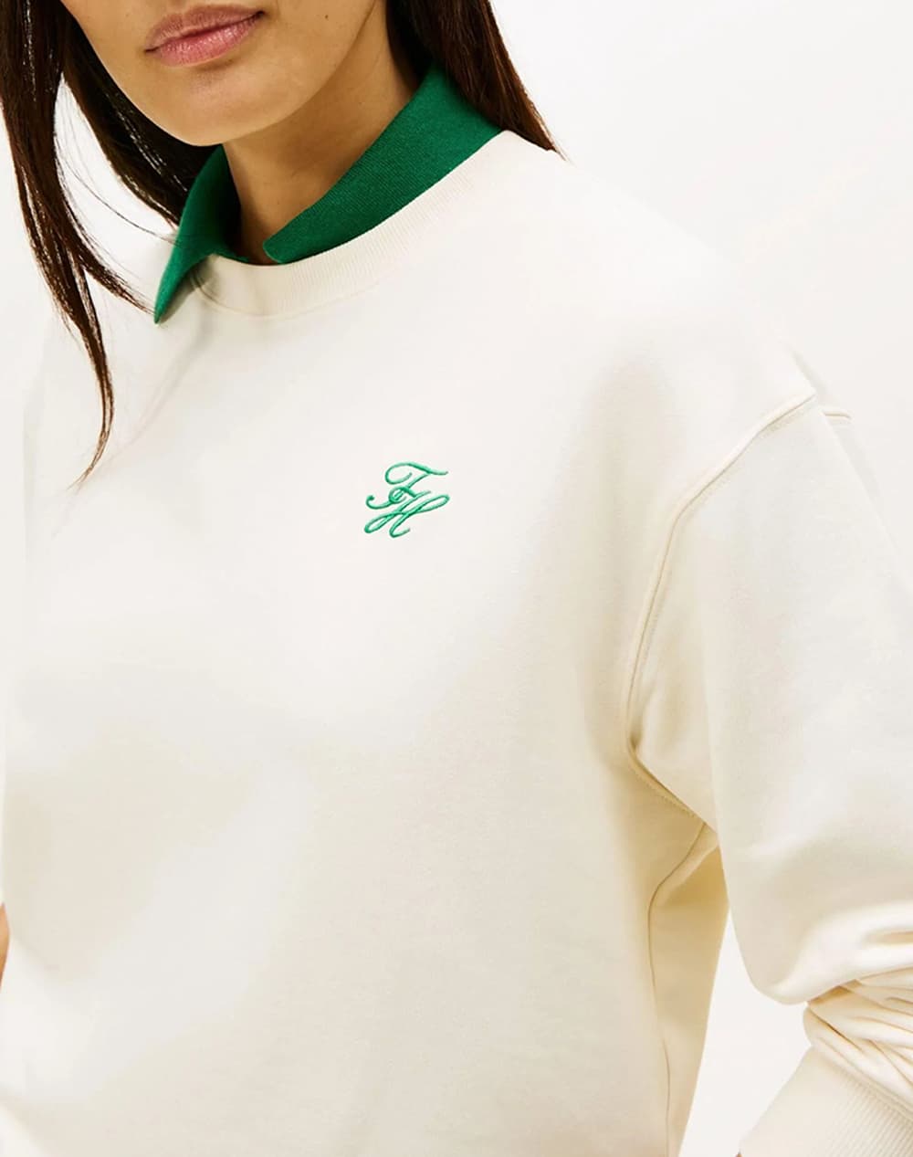 Women's Sweatshirts Tommy Hilfiger Ecru