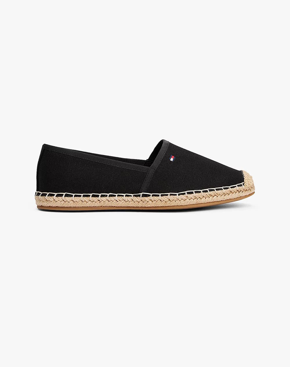 TOMMY HILFIGER FLAG CANVAS ESPADRILLE FW0FW08541-BDS Black