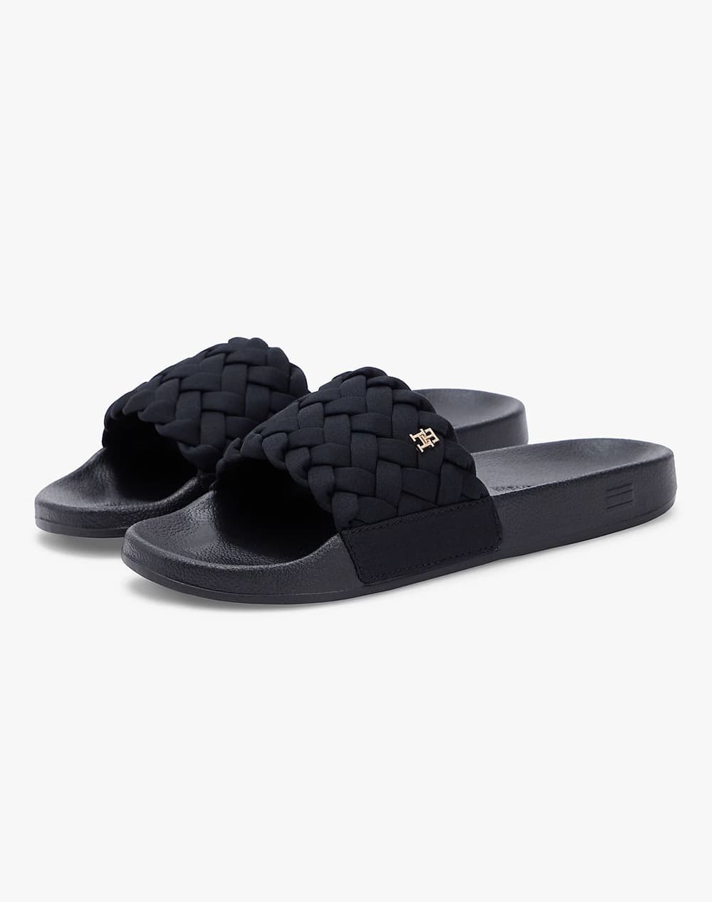 Γυναικείες Παντόφλες Tommy Hilfiger Pool Slide FW0FW09203-BDS Μαύρες