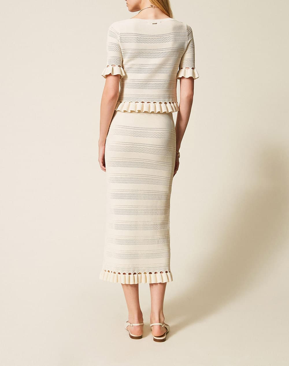 Women's Skirts Twinset Ecru