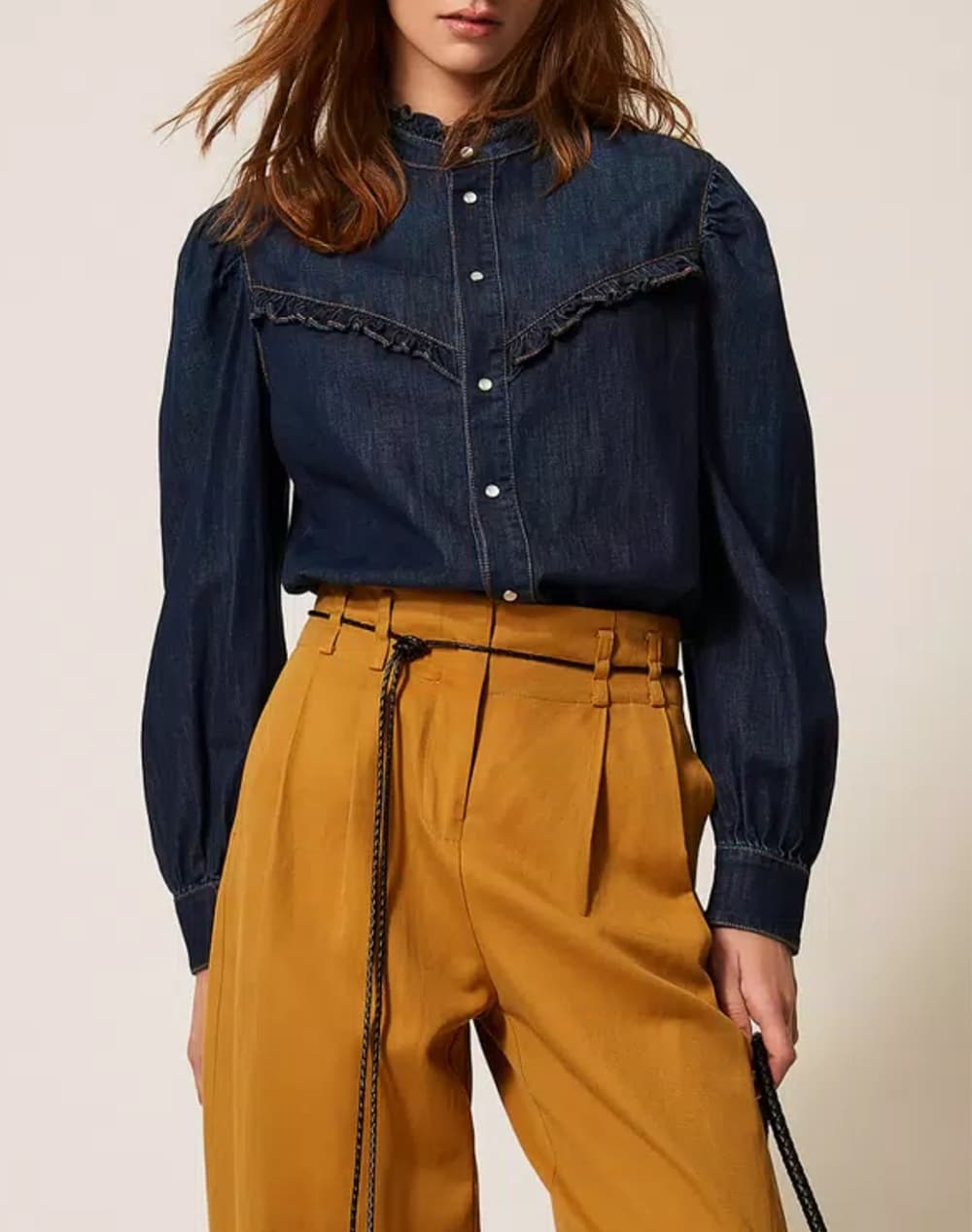 TWINSET ΠΟΥΚΑΜΙΣΟ 261TP2672-01313 DenimBlue