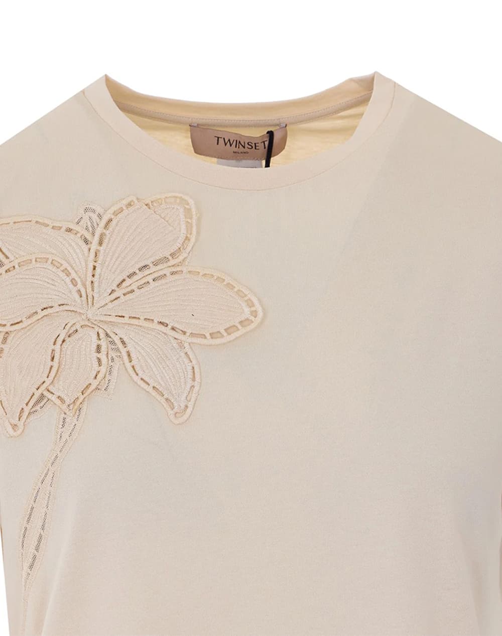 Women's T-Shirts Twinset Beige