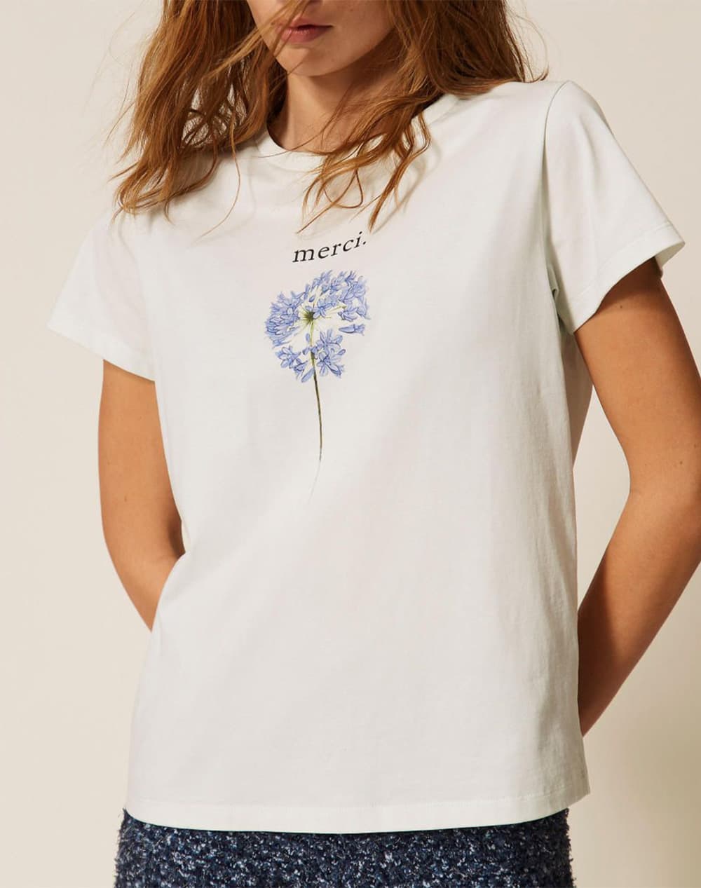 Women's T-Shirts Twinset Blue