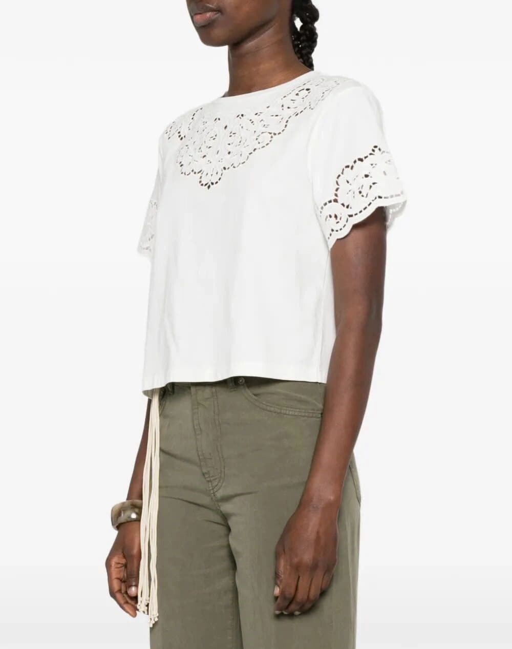 Women's T-Shirts Twinset White