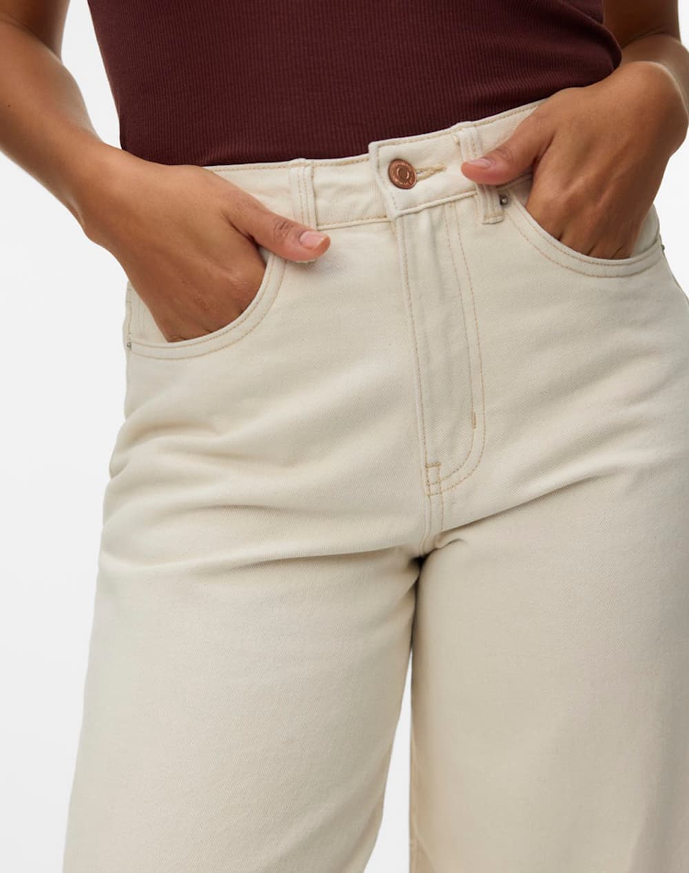 Women's Jeans Vero Moda Ecru