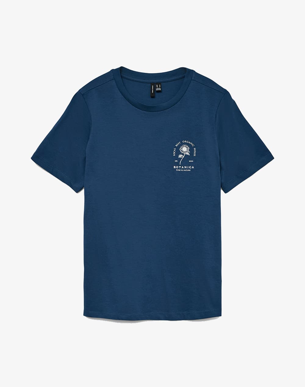 VERO MODA VMULLA PAULINA SS TOP BOX JRS 10338420-Snow WhiteSUNFLOWER OffWhite