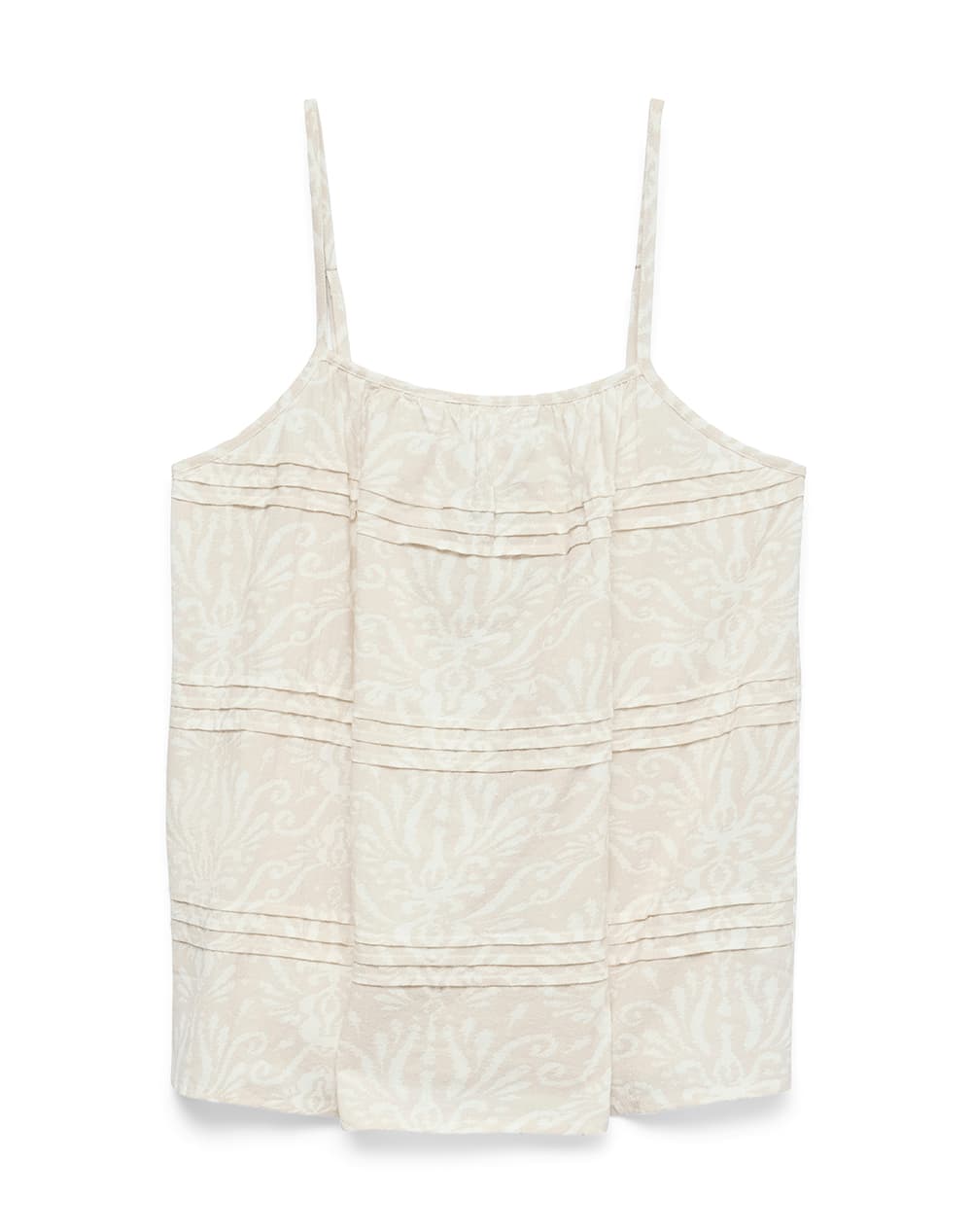 VERO MODA VMDICTHE SINGLET WVN GA 10341601-Pumice StoneALLY Cream