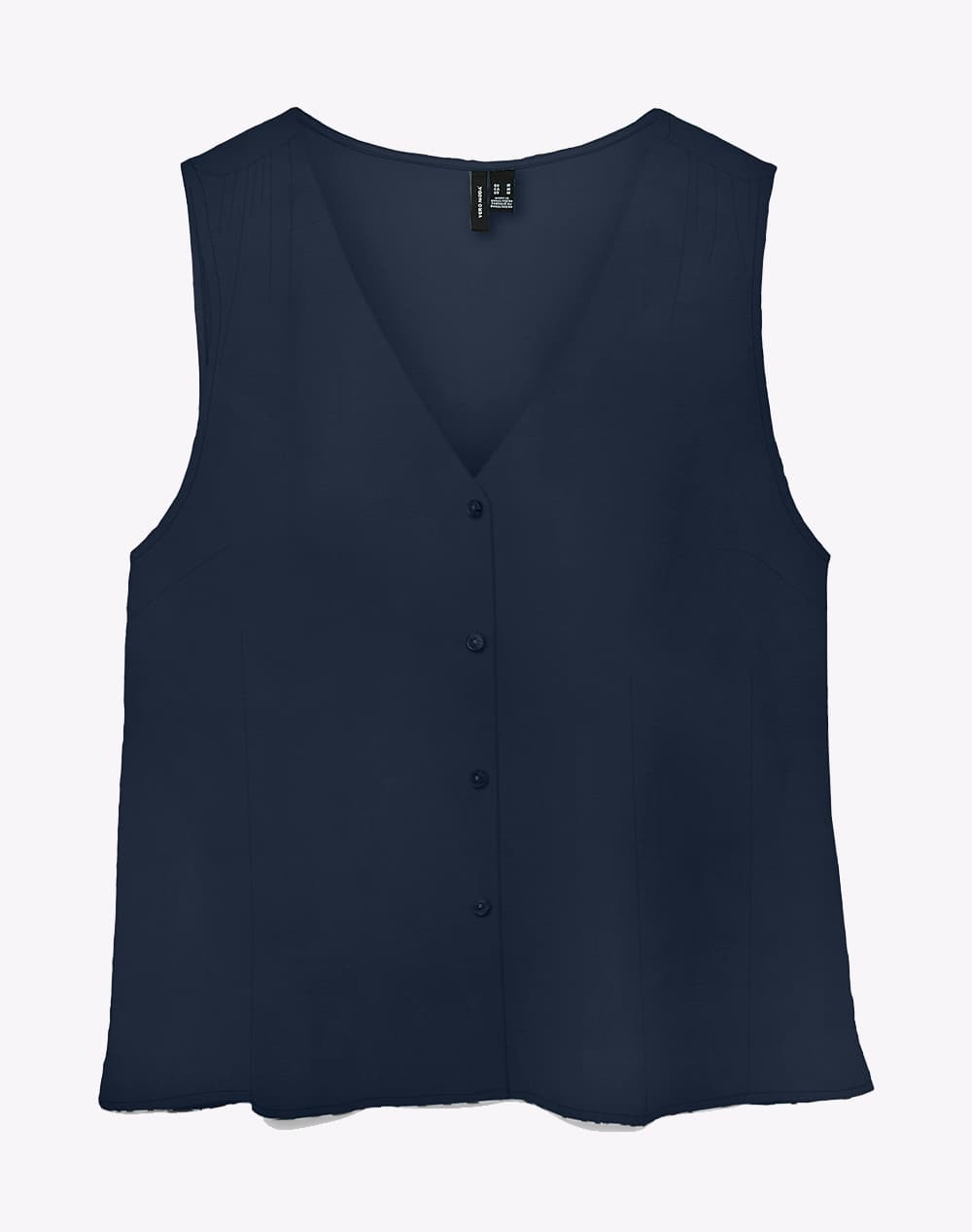 VERO MODA VMMENNY SL V-NECK TOP WVN BOO 10341539-BirchCamille Multi