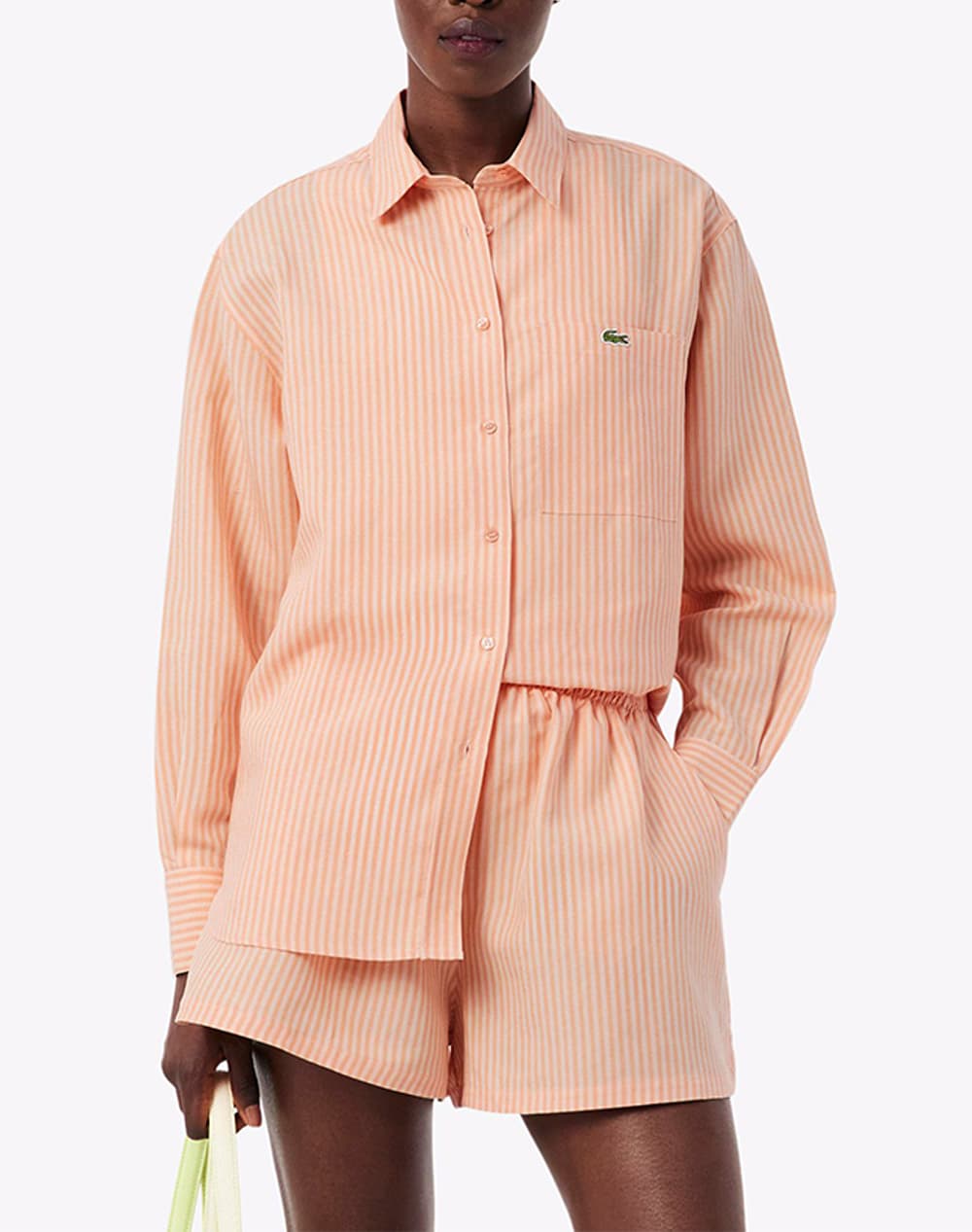 LACOSTE ΥΠΟΚΑΜΙΣΟ ΜΜ SHIRT LS 3CF1429-4HI Coral