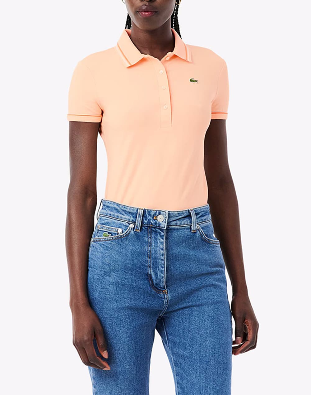 LACOSTE ΜΠΛΟΥΖΑ ΠΟΛΟ ΚΜ POLO SS 3DF5284-3XI Coral