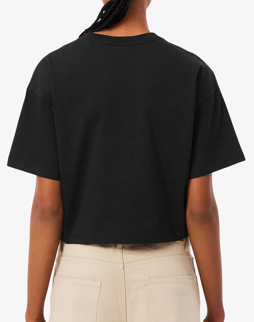 Women's T-Shirts Lacoste Black