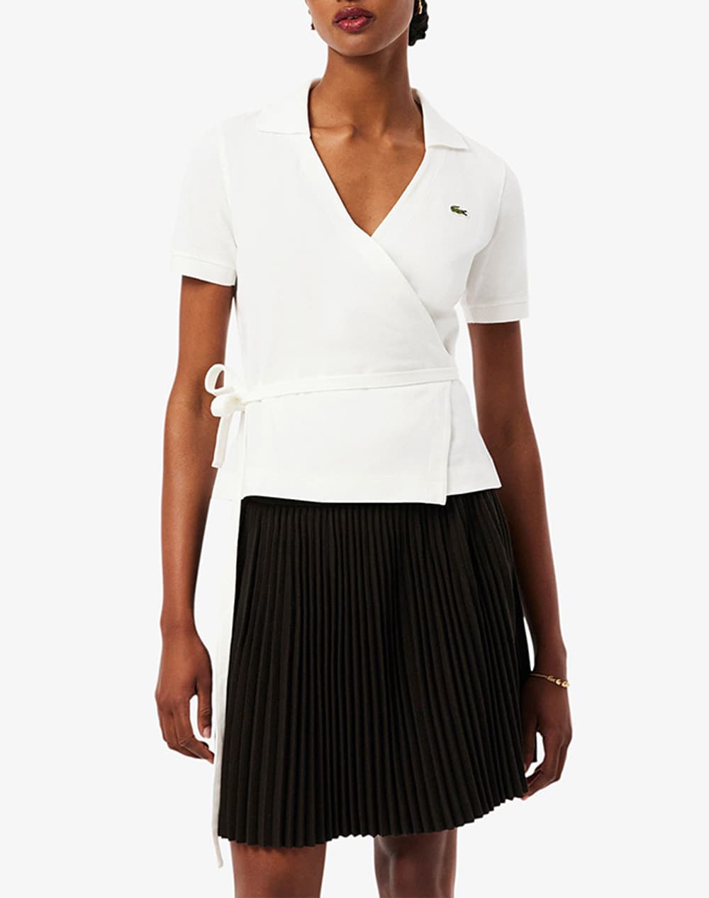 LACOSTE ΜΠΛΟΥΖΑ ΠΟΛΟ ΚΜ POLO SS 3PF9906-70V Cream