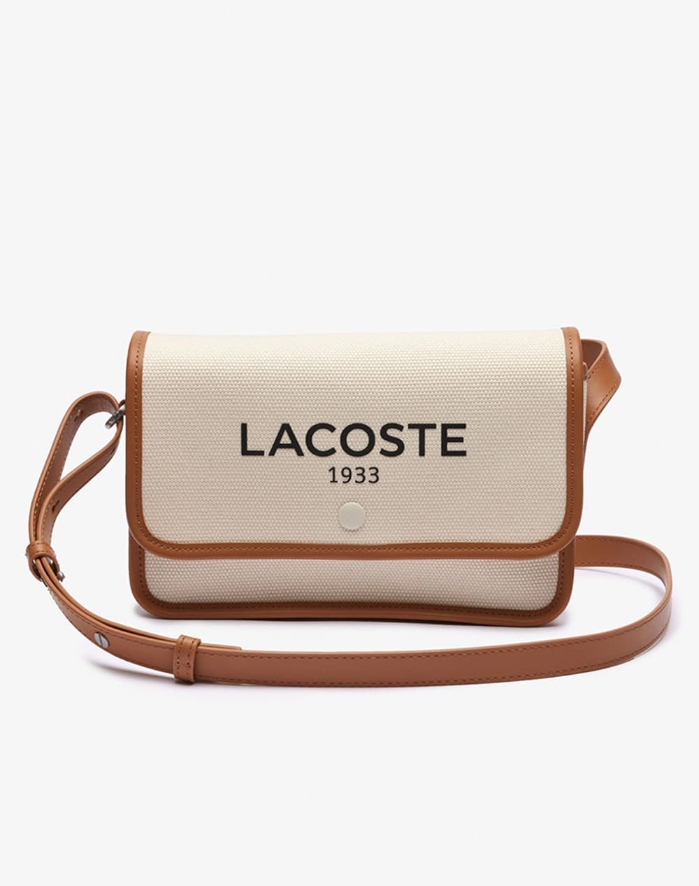 LACOSTE ΤΣΑΝΤΑ FLAP CROSSOVER BAG 3NF4507TD-K02 Tan
