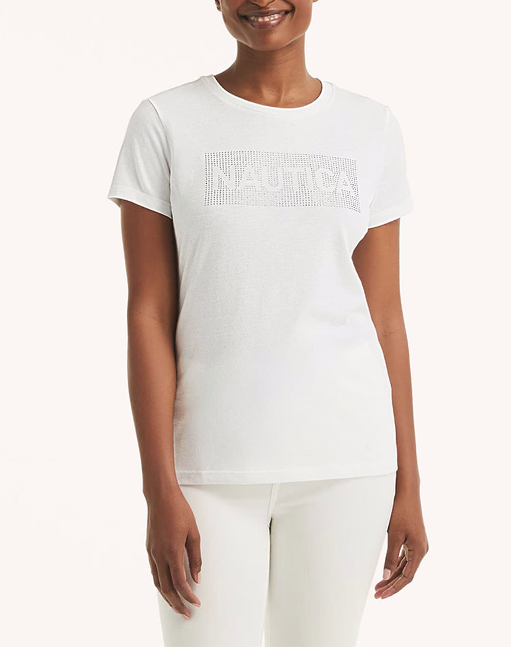 NAUTICA ΜΠΛΟΥΖΑ T-SHIRT ΚΜ S/S T-SHIRTS 3NC38V107-1BW White