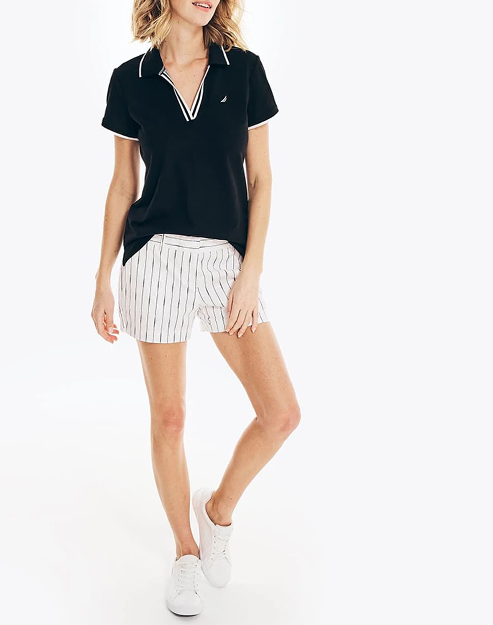 Women's Polo Shirts Nautica Black